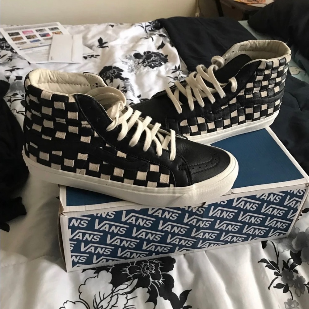 50th Anniversary woven leather Vans